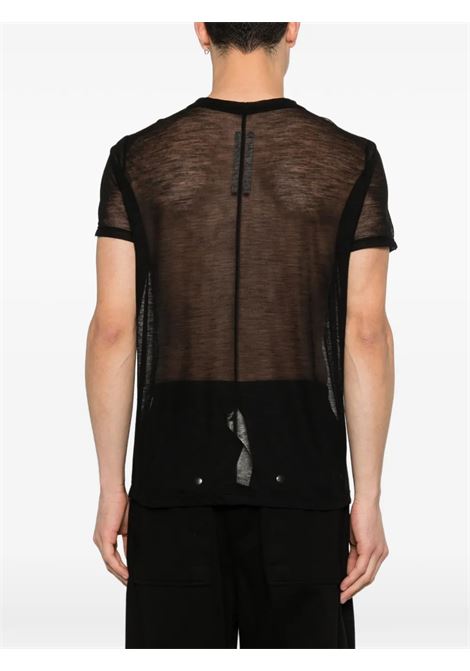short level t t-shirt man black RICK OWENS | RU01F2265 JWR09